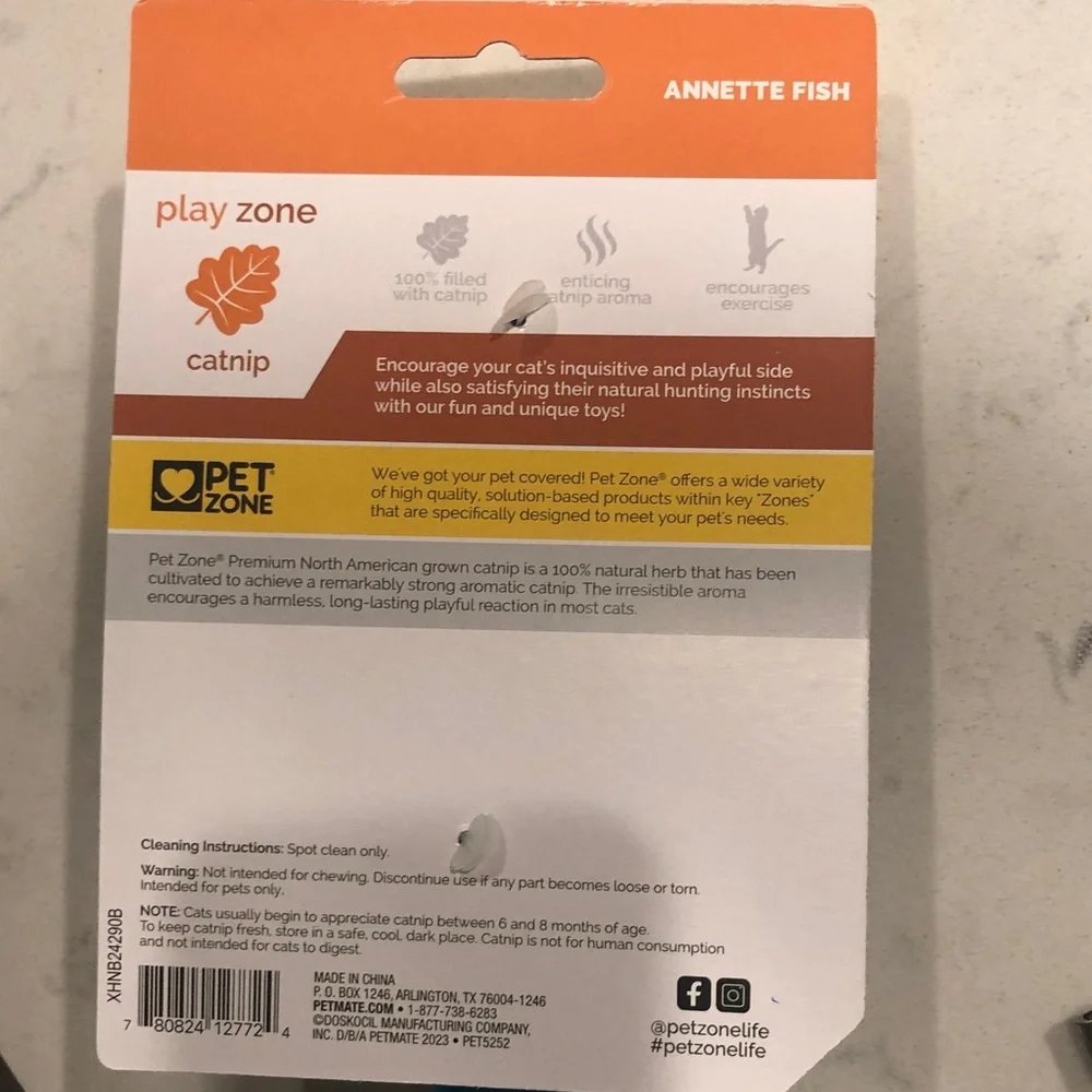 Pet Zone Catnip filled cat toy